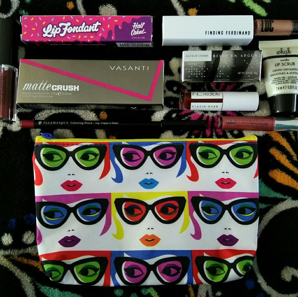 Ipsy/Birchbox 10pc Full & Sample Size Lip Bundle
